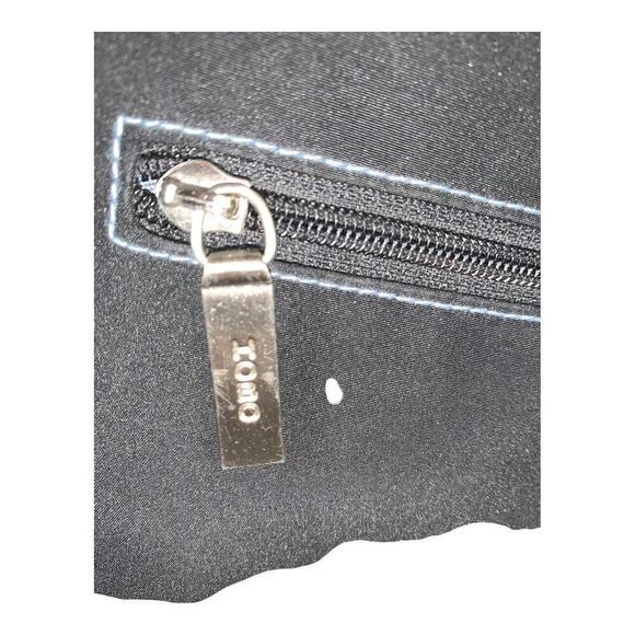 Hobo International Leather & Nylon Soft Sided Briefcase Travel Bag - Picture 3 of 8